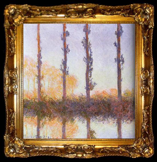 framed  Claude Monet Four pieces of poplar, ta009-2